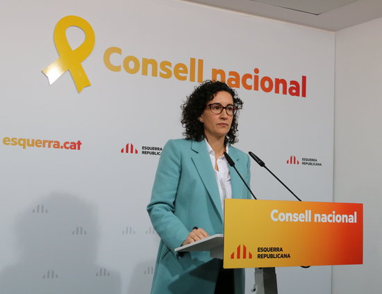 Esquerra's secretary general, Marta Rovira